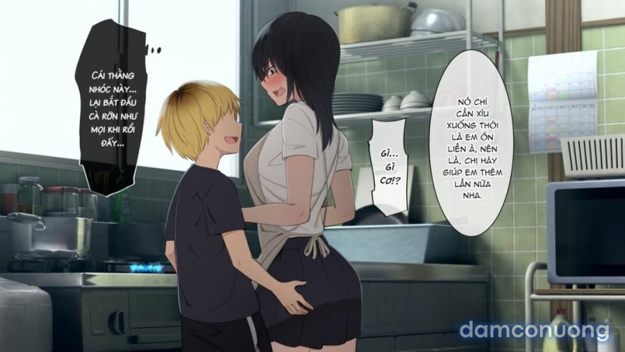 Toaru Daikazoku No Okazu Jijou ~Mamagawari Onee-Chan Funtouki~ Chapter 1 - Trang 56 - Dâm Cô Nương
