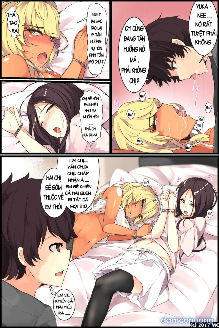 Chuốc thuốc và huấn luyện 3 bà chị gái Oneshot - Trang 12 - Dâm Cô Nương