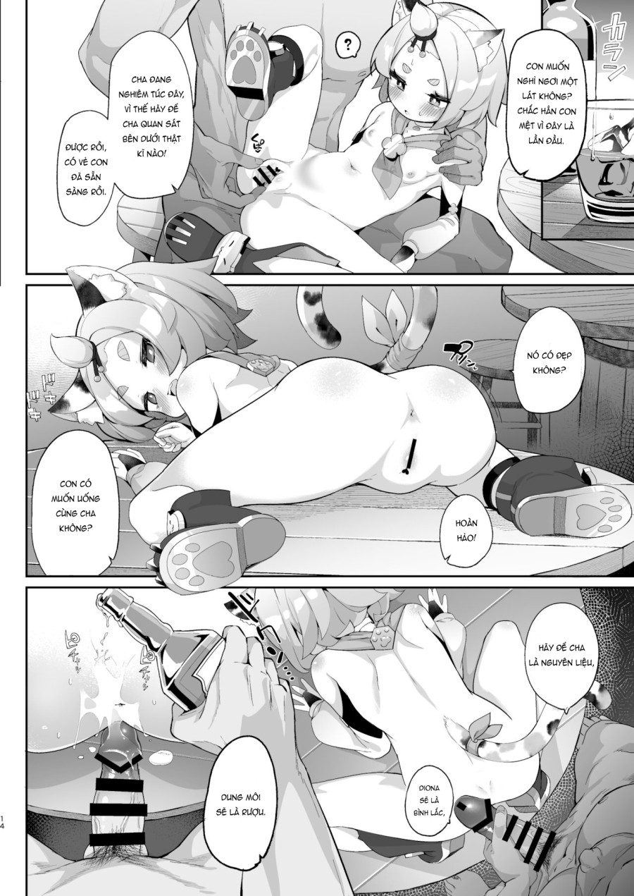 Ly cocktail bí mật của Diona Oneshot - Trang 14 - Dâm Cô Nương