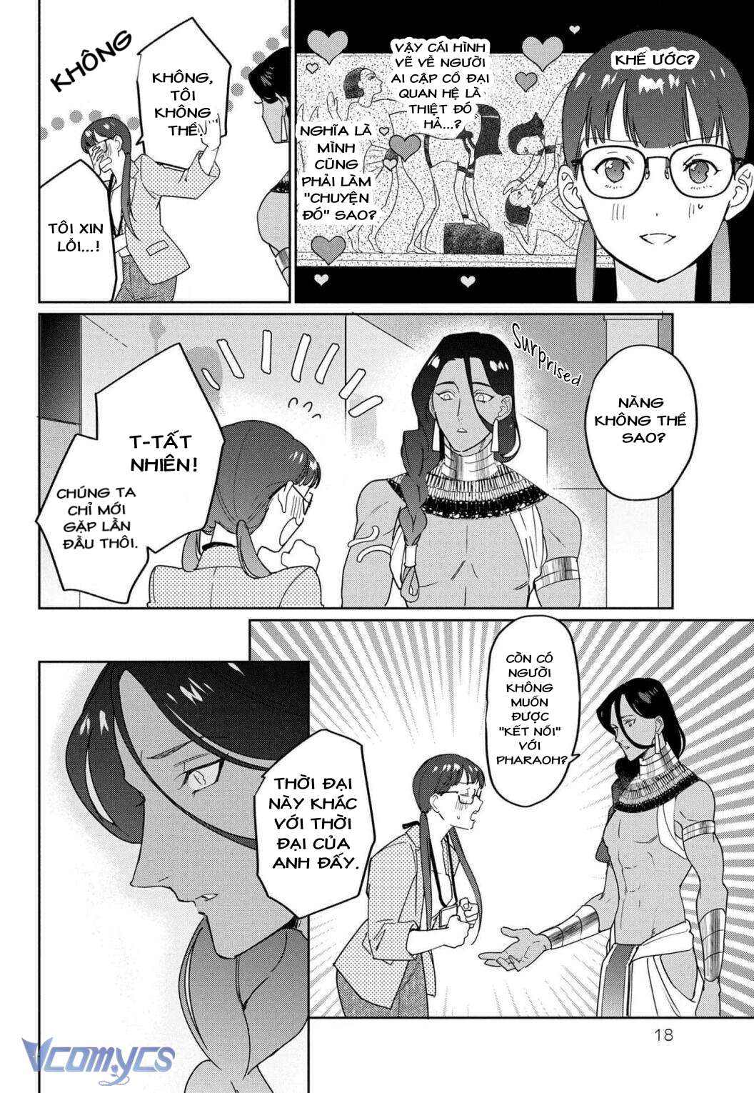 [18+] Chuyện Tình Nửa Đêm Của Pharaon Chapter 1 - Trang 14 - Dâm Cô Nương
