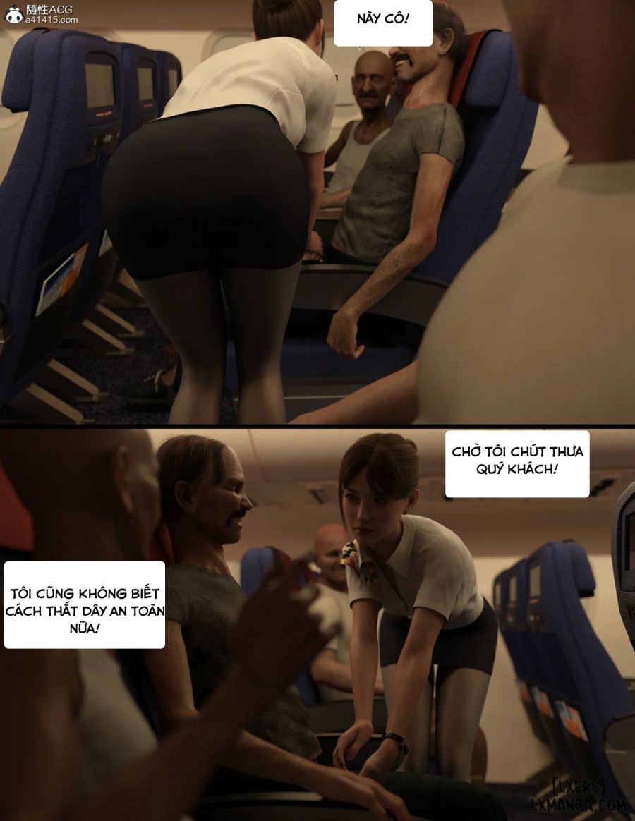 Chuyến Bay Dục Vong - Lust Flight Chapter 1 - Trang 9 - Dâm Cô Nương